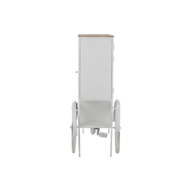 J-Line bar fiets metaal/mango hout /naturel 173x64x119cm 3000597 large