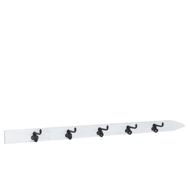 J-Line kapstok ski 5 haken hout 102x10.3x6.2cm 3001739 large