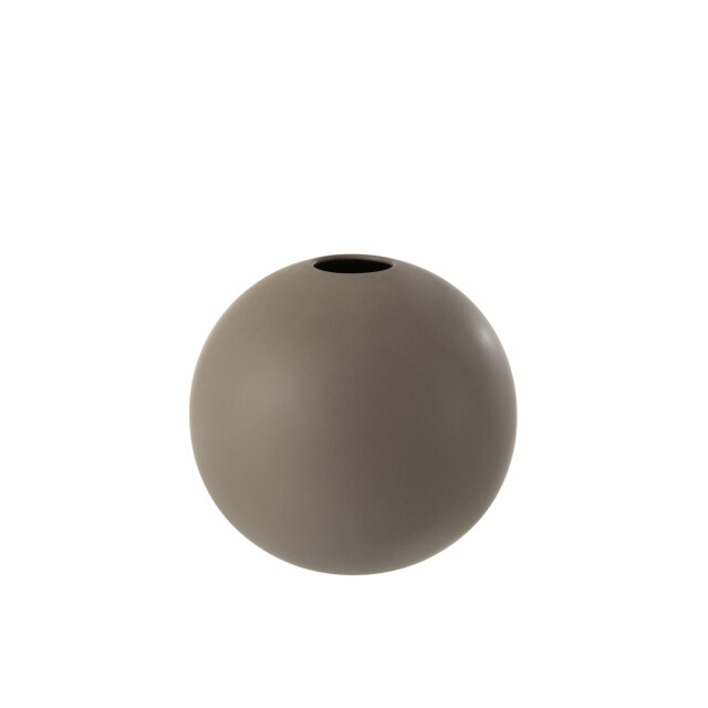 J-Line vaas bol keramiek donker large 25x25x22.5cm 2998802 large