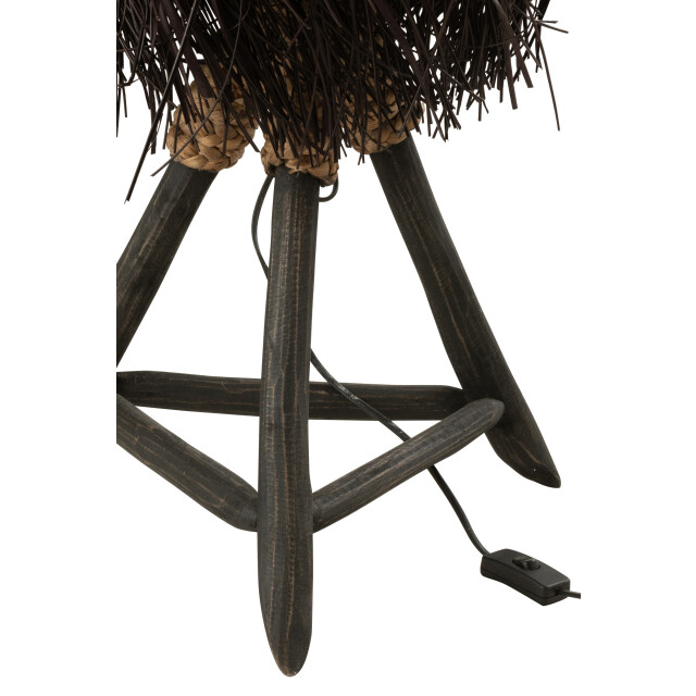 J-Line lamp takken arthur hout small 32x32x61cm 3001174 large