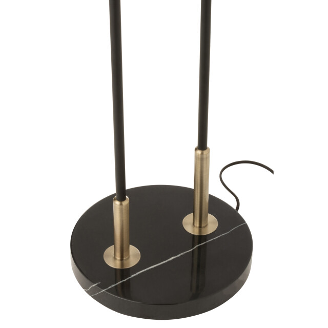 J-Line voet lamp staand bollie staal/marmer 30x30x140cm 3002864 large