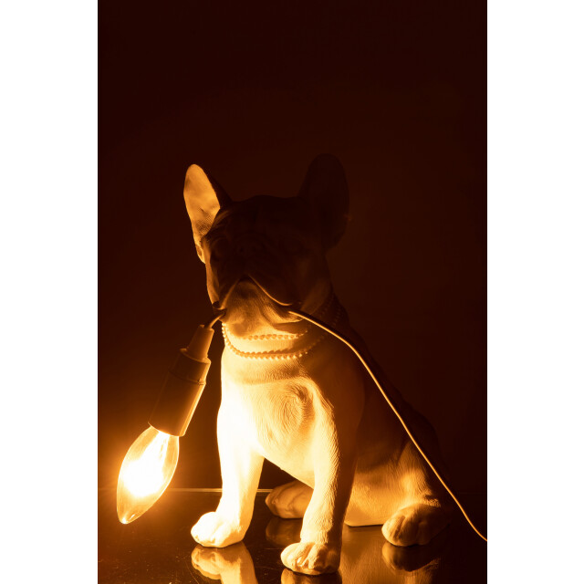 J-Line lamp bulldog poly 25x15x29cm 3001265 large