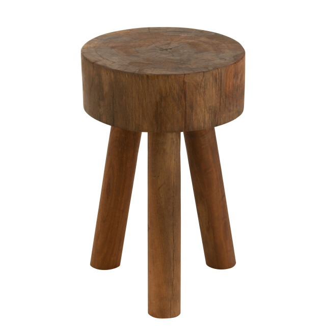 J-Line kruk boby gerecycleerd hout 30x30x45cm 3002032 large