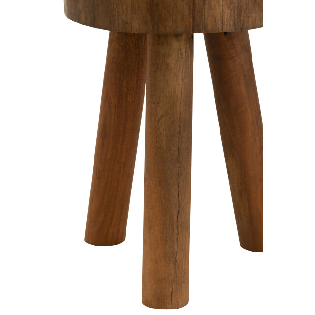 J-Line kruk boby gerecycleerd hout 30x30x45cm 3002032 large