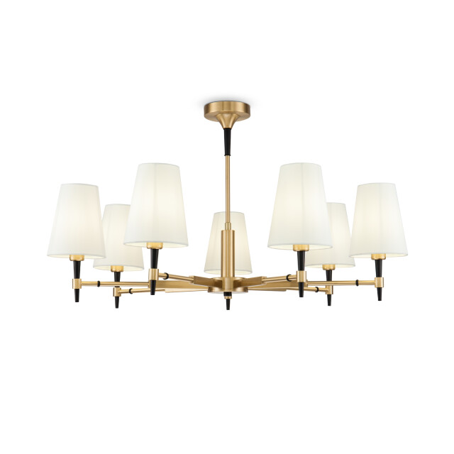 Maytoni kroonluchter zaragoza messing Ø88 3004322 large