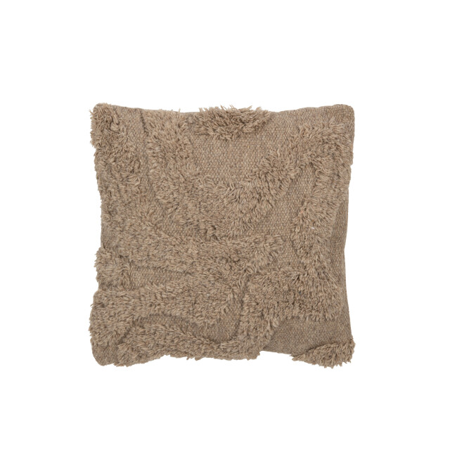 J-Line kussen getuft curves wol 45x45x12cm 3002103 large
