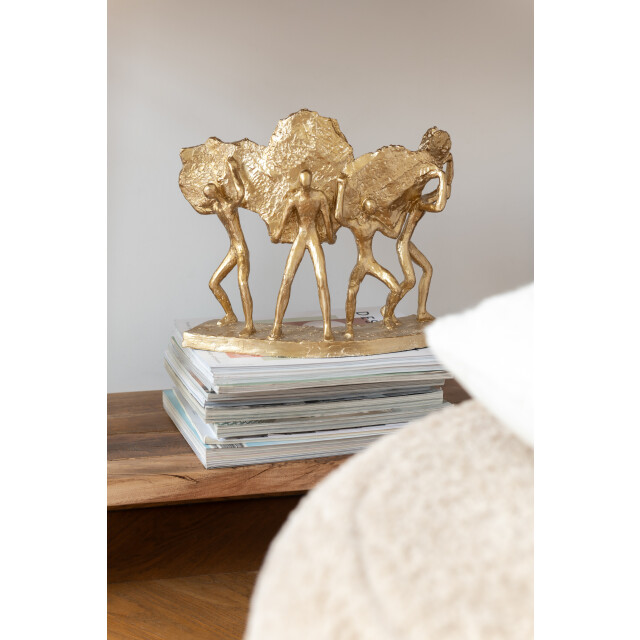 J-Line figuren dragen steen resine goud 33.5x12.5x27.5cm 3009511 large
