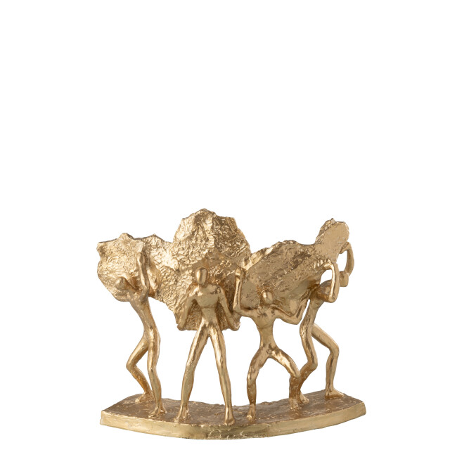 J-Line figuren dragen steen resine goud 33.5x12.5x27.5cm 3009511 large