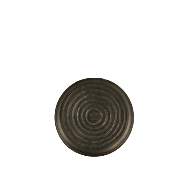 J-Line plateau rond klassiek ijzer brons small 40.5x40.5x5cm 3007705 large