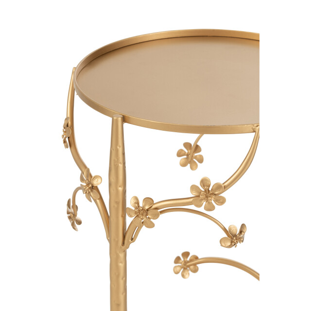 J-Line bijzettafel metaal goud medium 32x30x70cm 3000802 large
