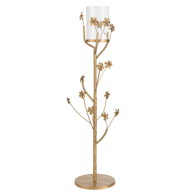 J-Line kandelaar vloer goud large 20x20x79cm 3013814 large