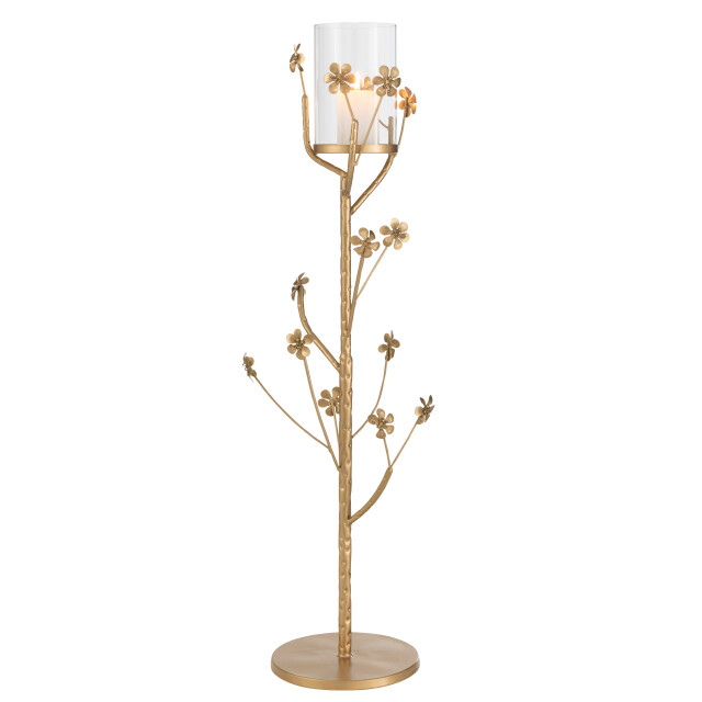 J-Line kandelaar vloer goud large 20x20x79cm 3013814 large