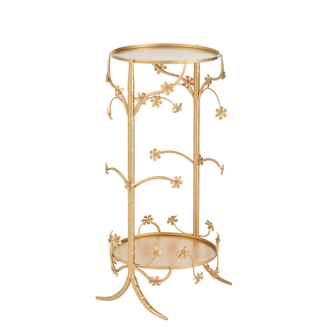 J-Line bijzettafel metaal goud medium 32x30x70cm 3000802 large