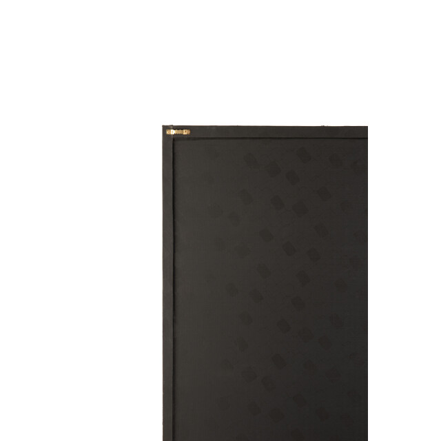 J-Line kader rechthoek ovaal leder zwart/goud small 40x1.3x60cm 3014758 large