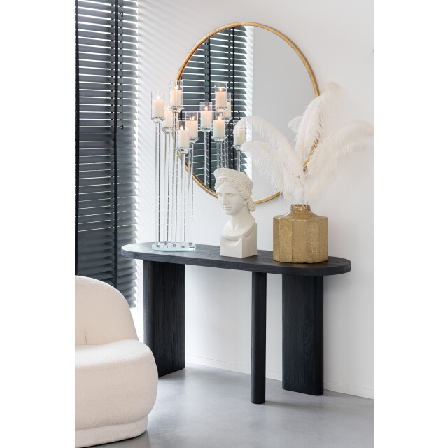 J-Line kaarshouder 5 groot glas 30x30x100cm 3065685 large