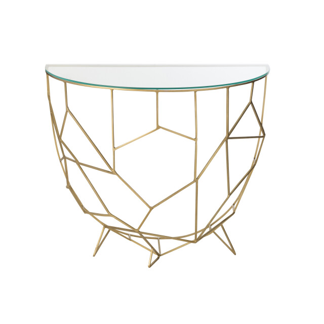 J-Line console moza metaal/glas goud 90x46x76cm 3002269 large