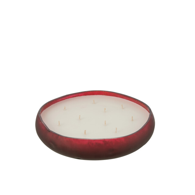 J-Line geurkaars m-chic glas large 29x29x6cm 3015256 large