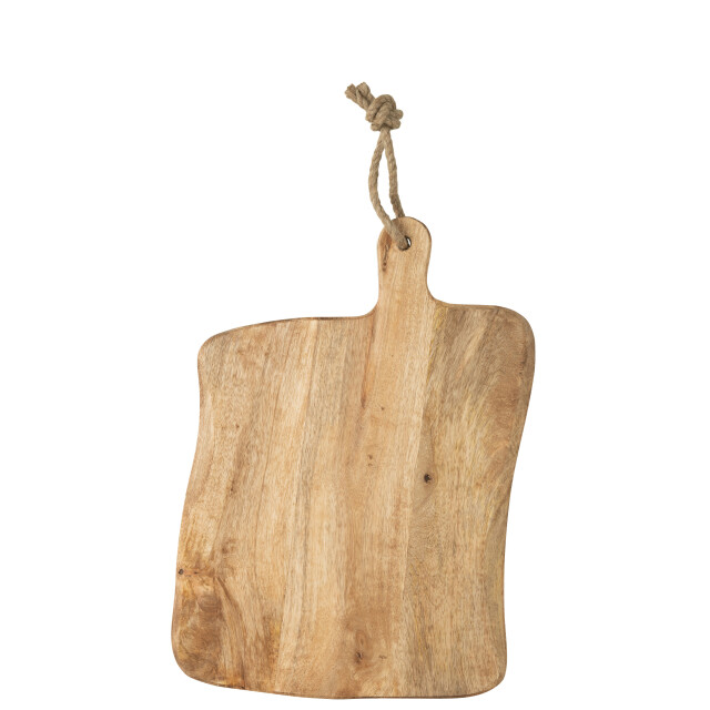 J-Line snijplank vierkant organic hout 41.5x29x2.5cm 3008012 large