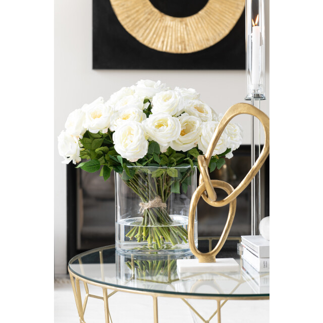 J-Line figuur ringen aluminium goud 25x23x43cm 3007776 large