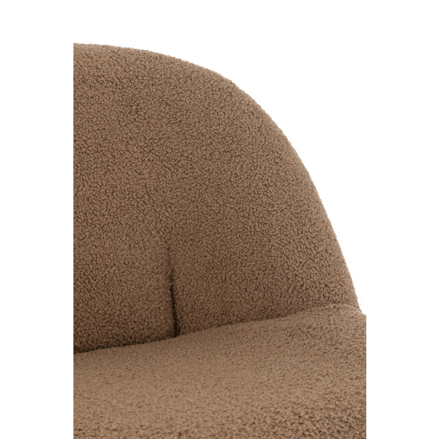 J-Line zetel teddy boucle 78x88x72cm 3001837 large