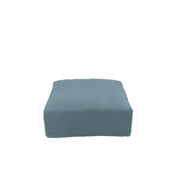 J-Line hoes voor poef monaco linnen jeans 105x104x49cm 2999230 large