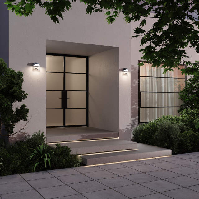 Maytoni Outdoor wandlamp gloss grafiet 2994889 large