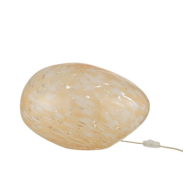 J-Line lamp melissa ovaal glas 40x30x24cm 3001158 large