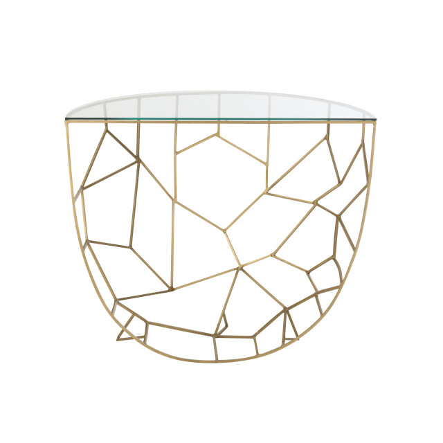 J-Line console moza metaal/glas goud 90x46x76cm 3002269 large