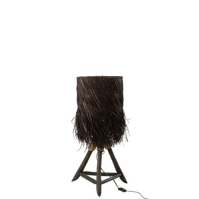J-Line lamp takken arthur hout small 32x32x61cm 3001174 large