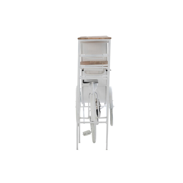 J-Line bar fiets metaal/mango hout /naturel 173x64x119cm 3000597 large