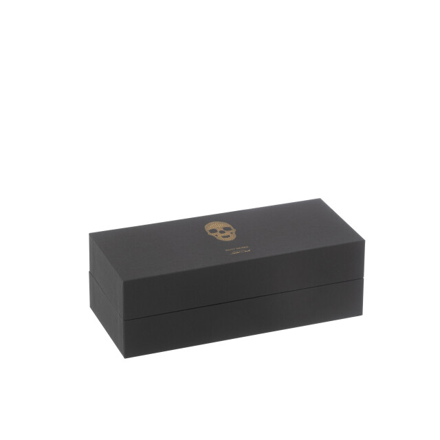 J-Line doos van 3 geurkaarsen doodskop nuit noir 16uur 21.5x9.5x7cm 3015490 large