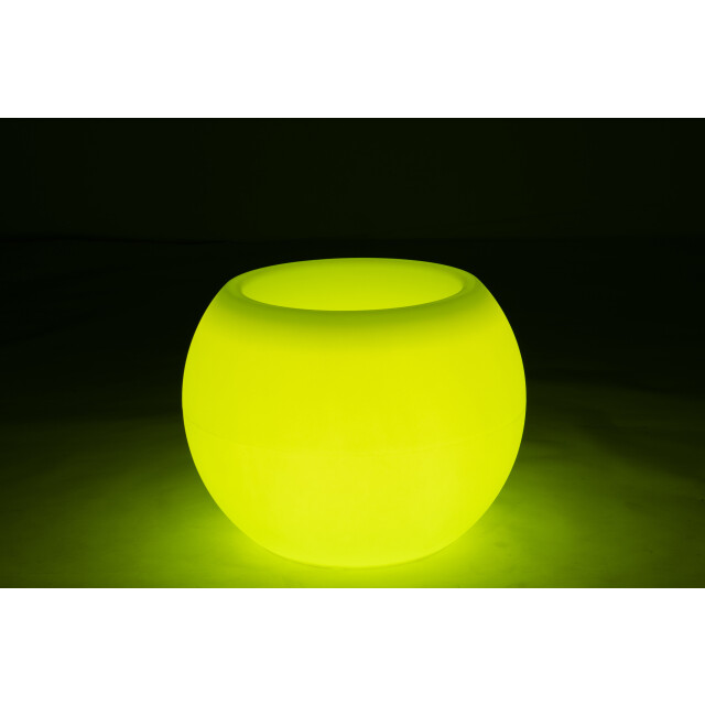 J-Line lamp bloempot buiten led plastiek mix 54x54x43cm 3006438 large