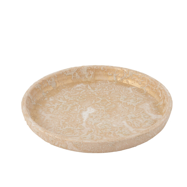 J-Line plate flowerpot terra rose gold 40x40x4cm 3010178 large