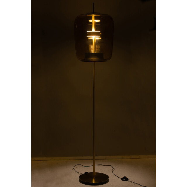 J-Line staanlamp led glas 35x35x168cm 3002662 large