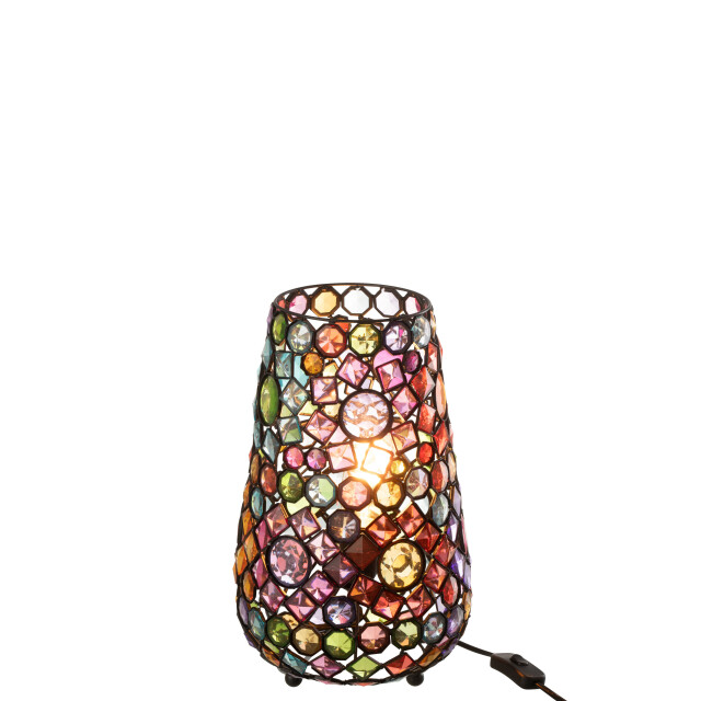 J-Line tafellamp long ijzer/kunststof mix small 23x14x35cm 2999595 large
