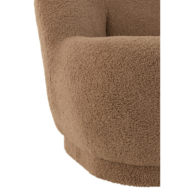 J-Line zetel teddy boucle 78x88x72cm 3001837 large