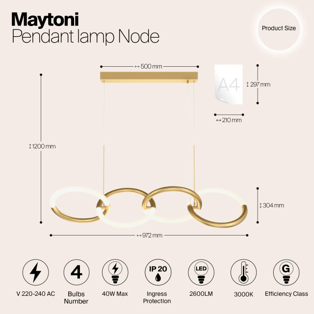 Maytoni hanglamp node - 2994334 large