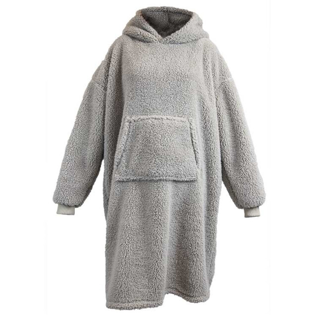 Unique Living hoodie teddy chateau grey -70x110cm 3004684 large