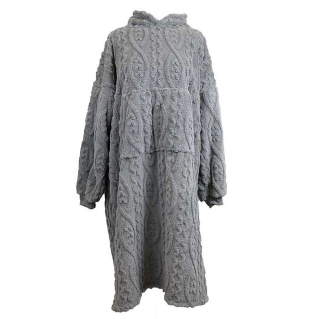 Unique Living hoodie pleun dark grey -78x120cm 3004710 large