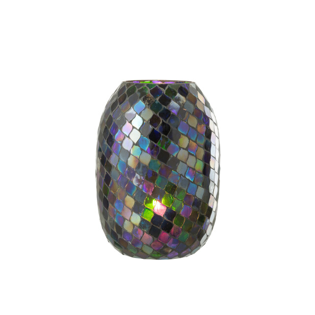 J-Line windlicht mozaiek glas extra large 18x18x25cm 3013723 large