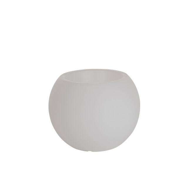 J-Line lamp bloempot buiten led plastiek mix 54x54x43cm 3006438 large