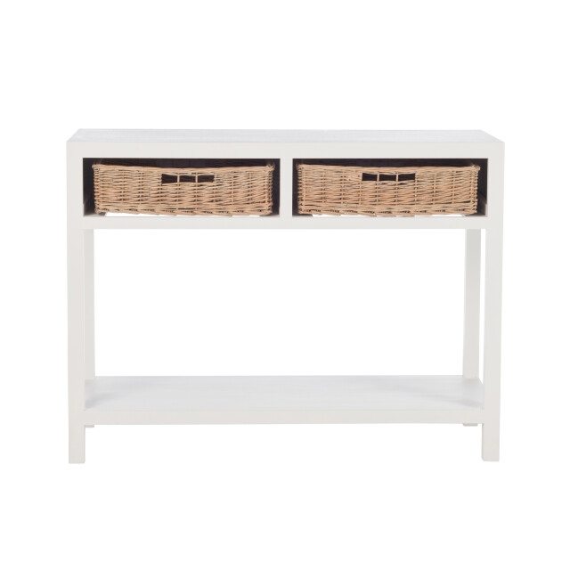 J-Line console + 2 manden hout 110.5x44x82cm 2999708 large