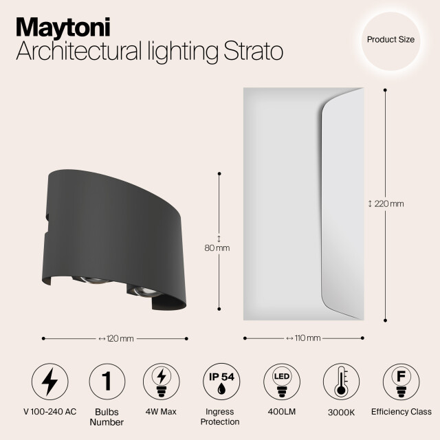 Maytoni Outdoor architecturale verlichting strato - 3004531 large