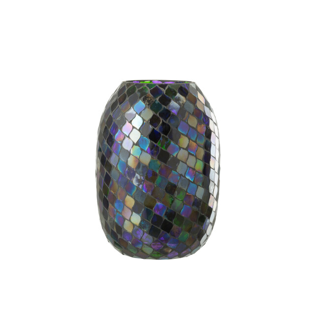 J-Line windlicht mozaiek glas extra large 18x18x25cm 3013723 large