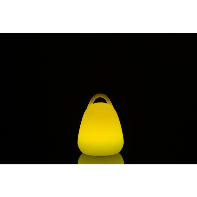 J-Line tafellamp met handvat buiten led plastiek mix 19x19x24cm 2999213 large