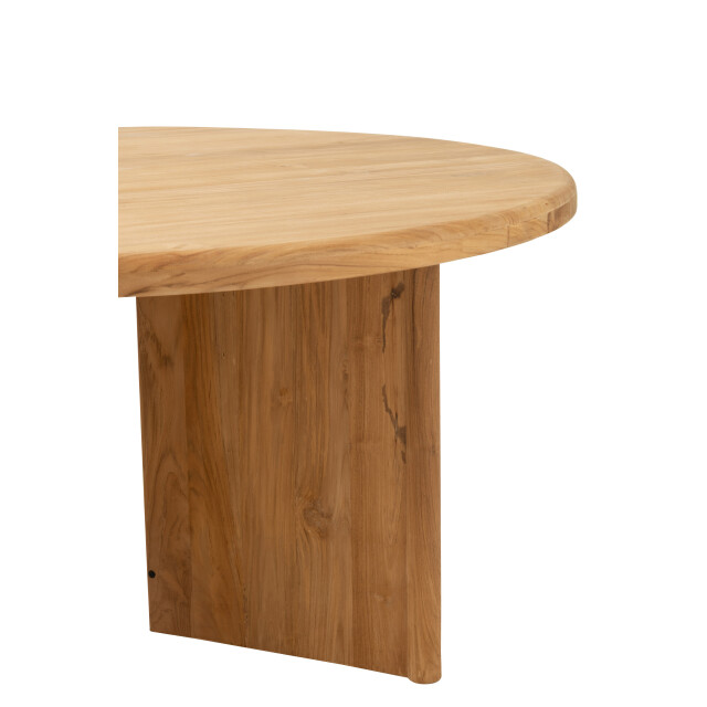 J-Line tafel rond teak hout 150x150x75cm 3002197 large