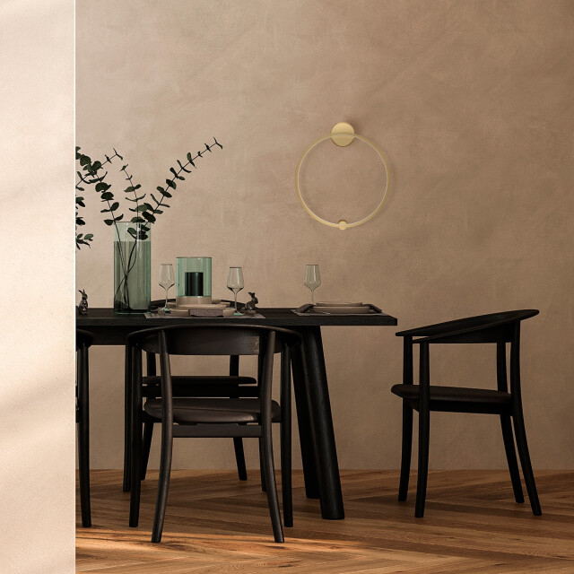 Maytoni wandlamp halo messing Ø60 2993650 large