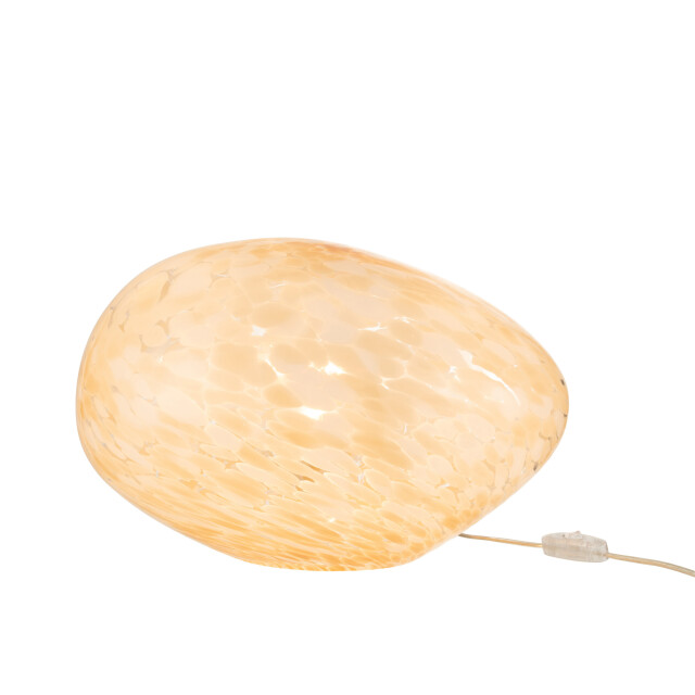 J-Line lamp melissa ovaal glas 40x30x24cm 3001158 large