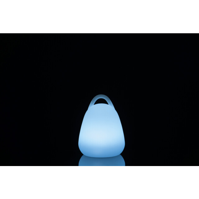 J-Line tafellamp met handvat buiten led plastiek mix 19x19x24cm 2999213 large