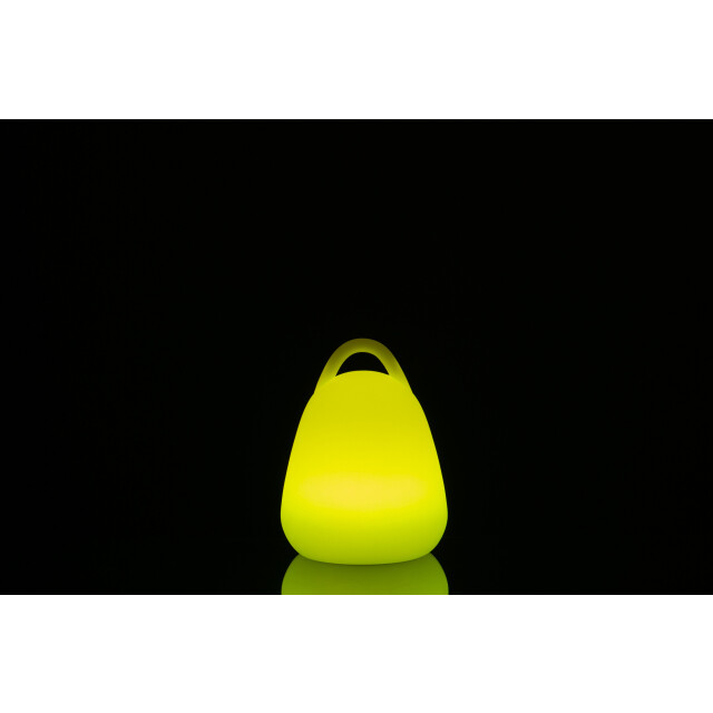 J-Line tafellamp met handvat buiten led plastiek mix 19x19x24cm 2999213 large